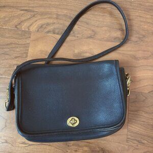 Vintage Coach Penny Crossbody Purse in Black 9755 Style 90s